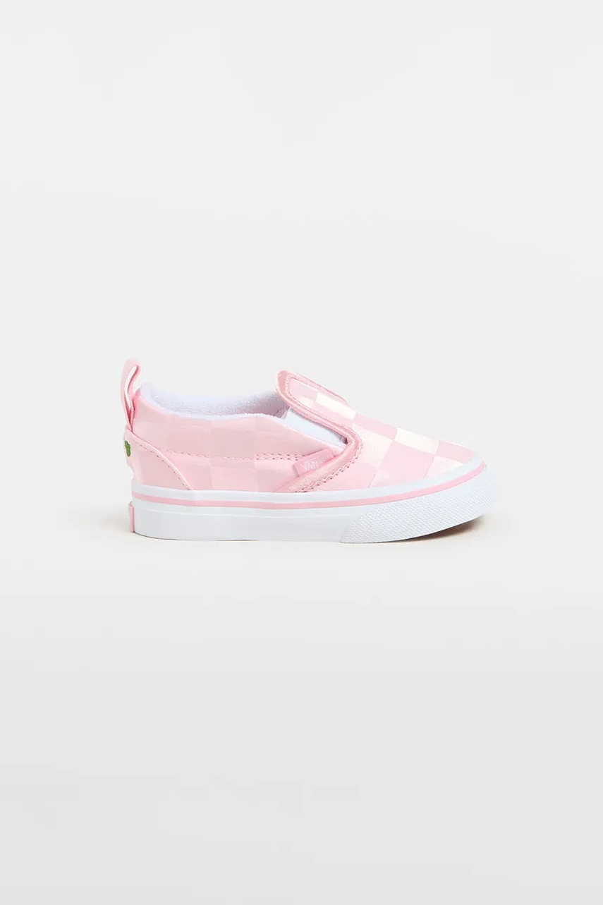 

Детски ниски кецове Vans Slip-On V в розово VN000D0TY3K1, Розов