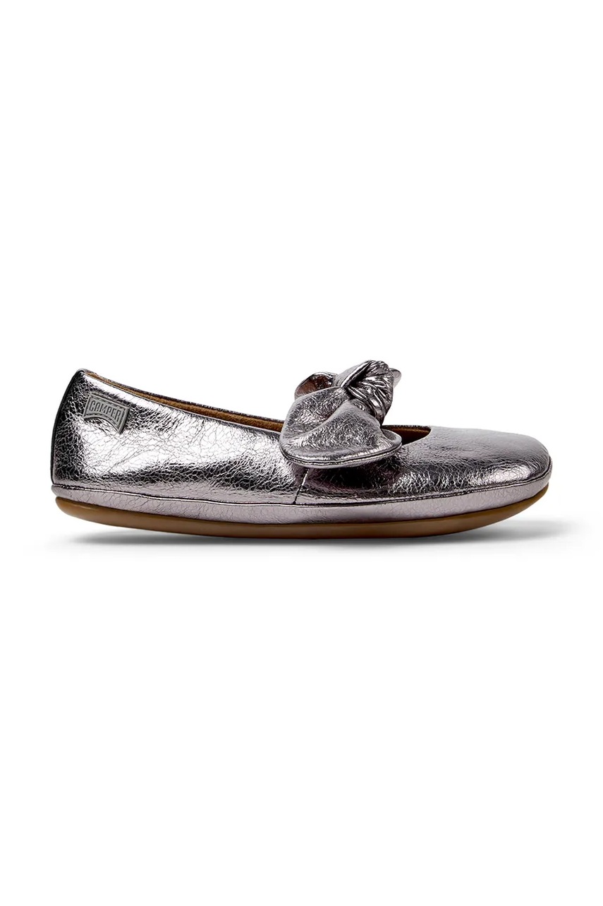 Camper balerini din piele pentru copii Right Kids culoarea roșu, K800434