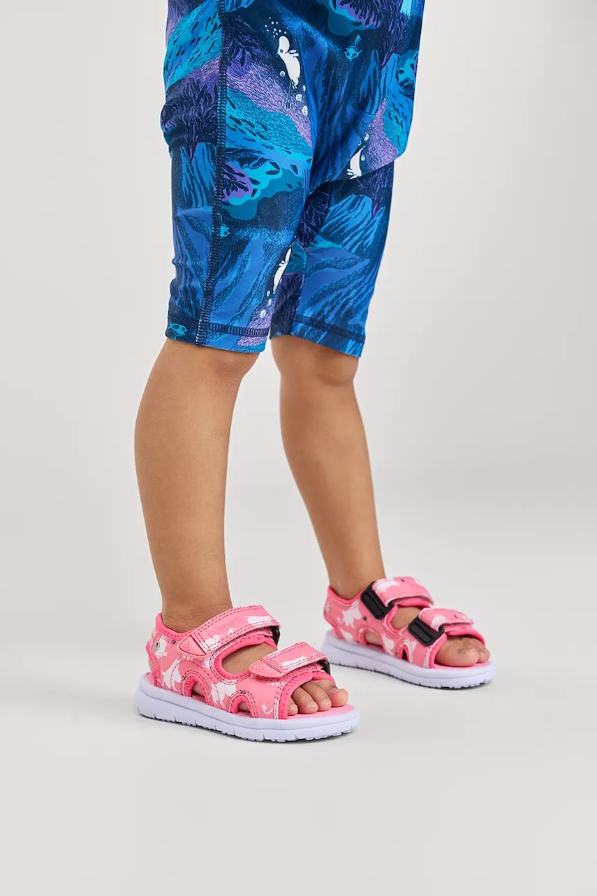 Reima sandale copii Moomin Bungee culoarea roz, 5400089M Reima sandale copii Moomin Bungee culoarea roz, 5400089M