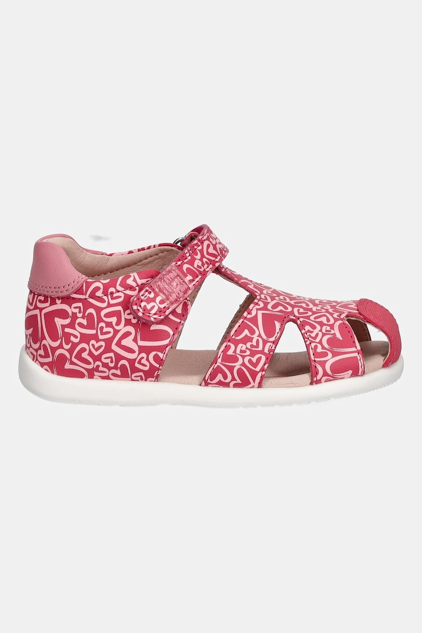 Детские кожаные сандалии Agatha Ruiz de la Prada цвет розовый 252902 Детские кожаные сандалии Agatha Ruiz de la Prada цвет розовый 252902