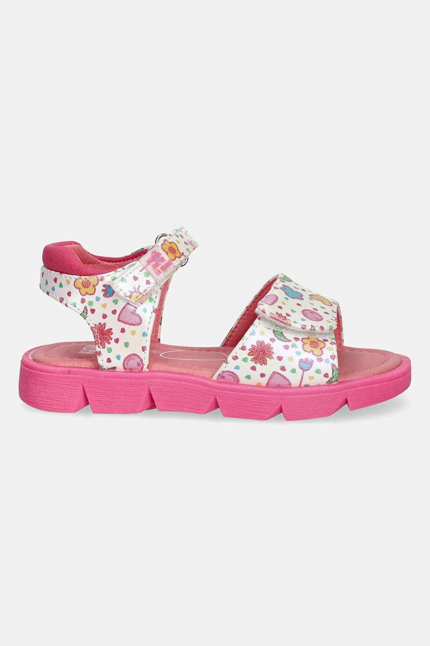 Детские сандалии Agatha Ruiz de la Prada цвет белый 252927 Детские сандалии Agatha Ruiz de la Prada цвет белый 252927