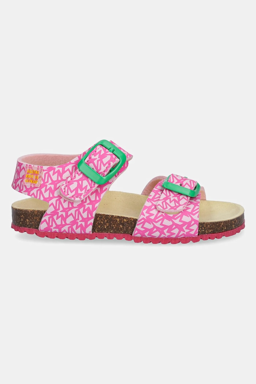 Детские сандалии Agatha Ruiz de la Prada цвет розовый 252943 Детские сандалии Agatha Ruiz de la Prada цвет розовый 252943