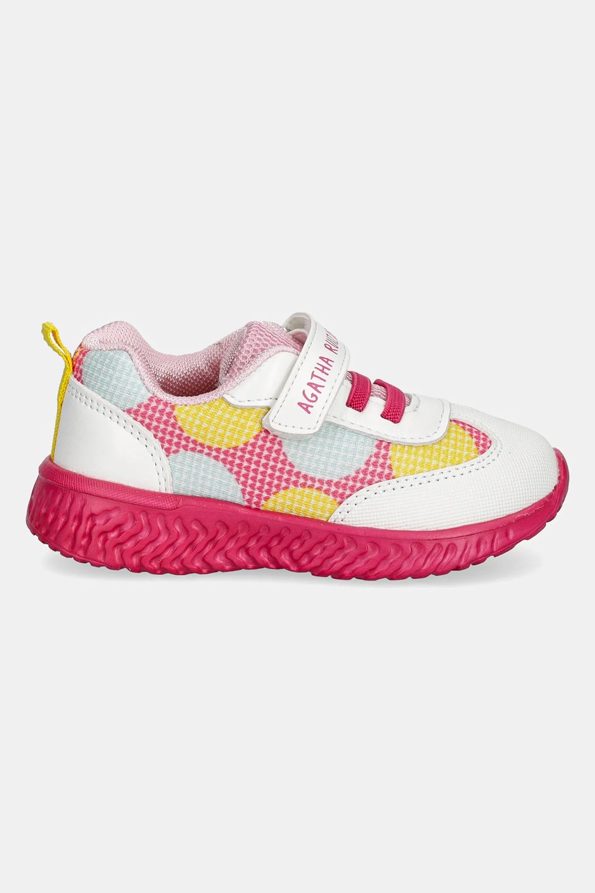 Дитячі кросівки Agatha Ruiz de la Prada колір білий 252920 Дитячі кросівки Agatha Ruiz de la Prada колір білий 252920