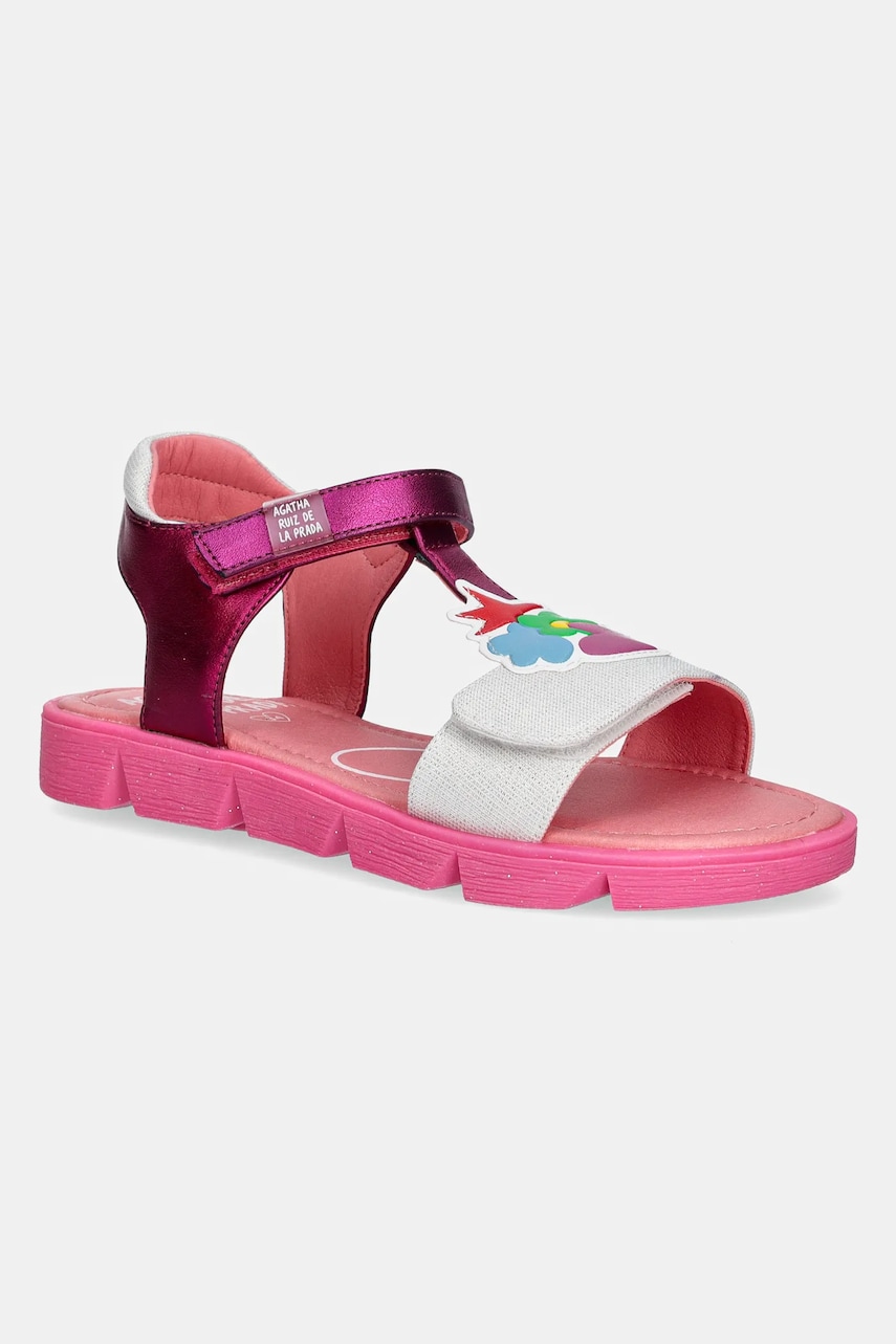 Agatha Ruiz de la Prada sandale copii culoarea roz, 252971 Agatha Ruiz de la Prada sandale copii culoarea roz, 252971