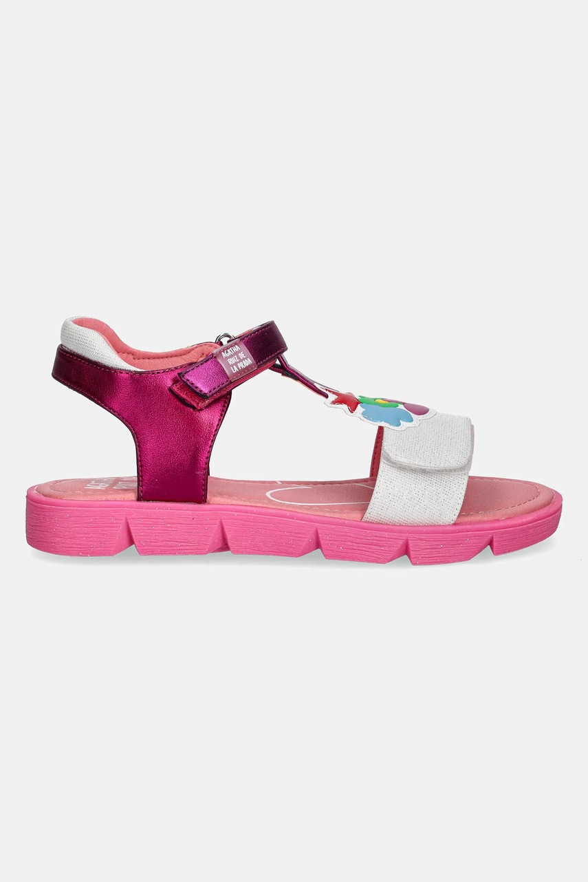 Детские сандалии Agatha Ruiz de la Prada цвет розовый 252971 Детские сандалии Agatha Ruiz de la Prada цвет розовый 252971