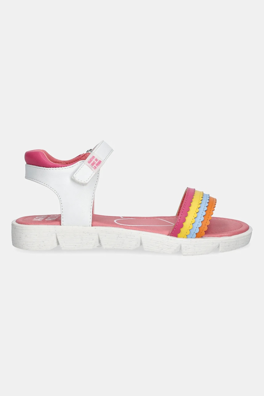 Детские сандалии Agatha Ruiz de la Prada цвет белый 252972 Детские сандалии Agatha Ruiz de la Prada цвет белый 252972