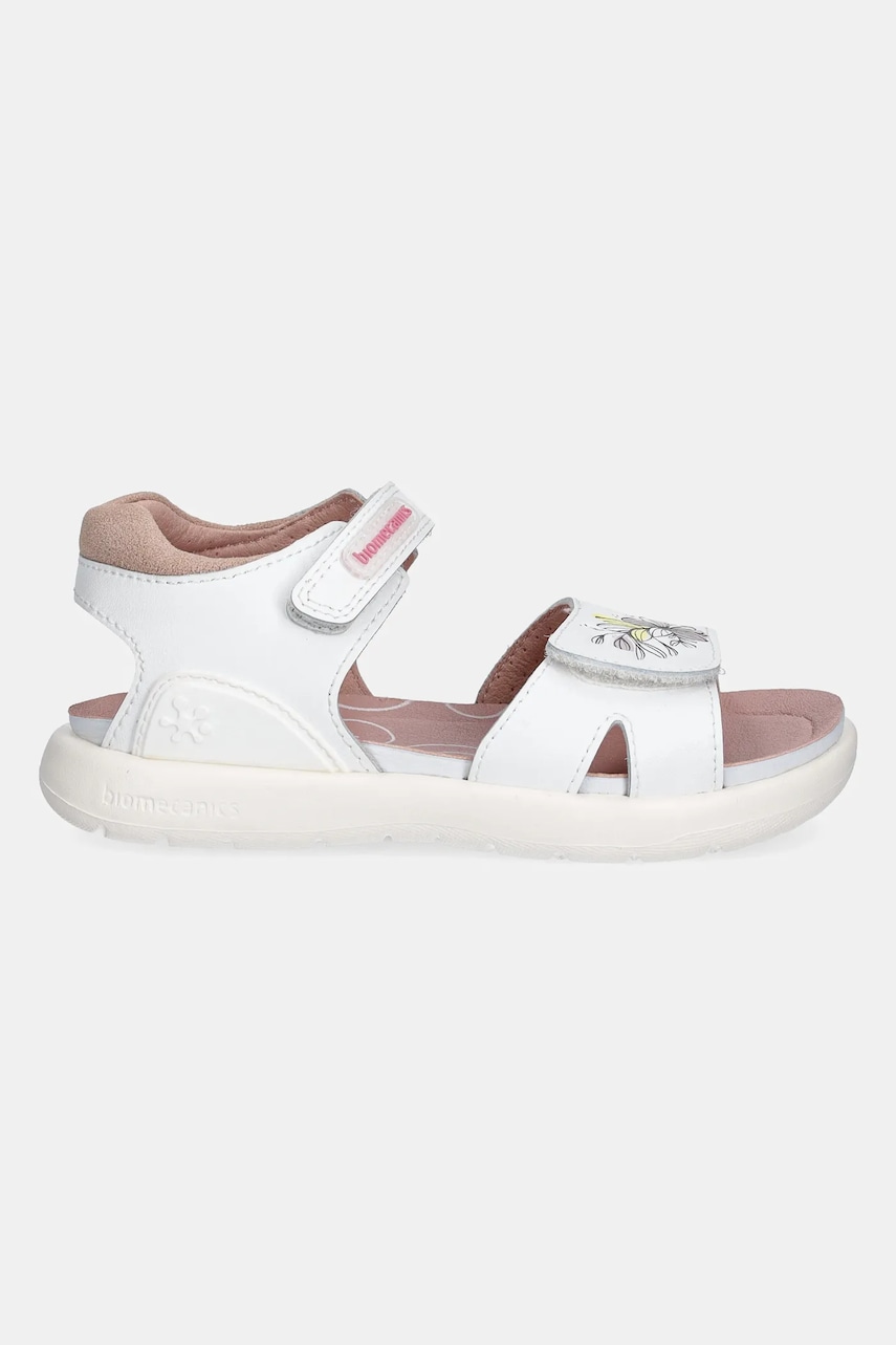 Дитячі шкіряні сандалі Biomecanics колір білий 252233 Дитячі шкіряні сандалі Biomecanics колір білий 252233