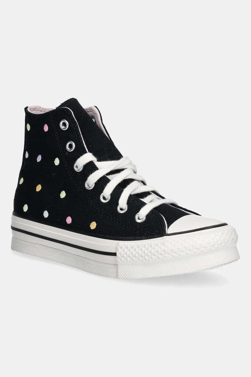 Converse tenisi copii Chuck Taylor All Star EVA Lift culoarea negru, A12609C Converse tenisi copii Chuck Taylor All Star EVA Lift culoarea negru, A12609C