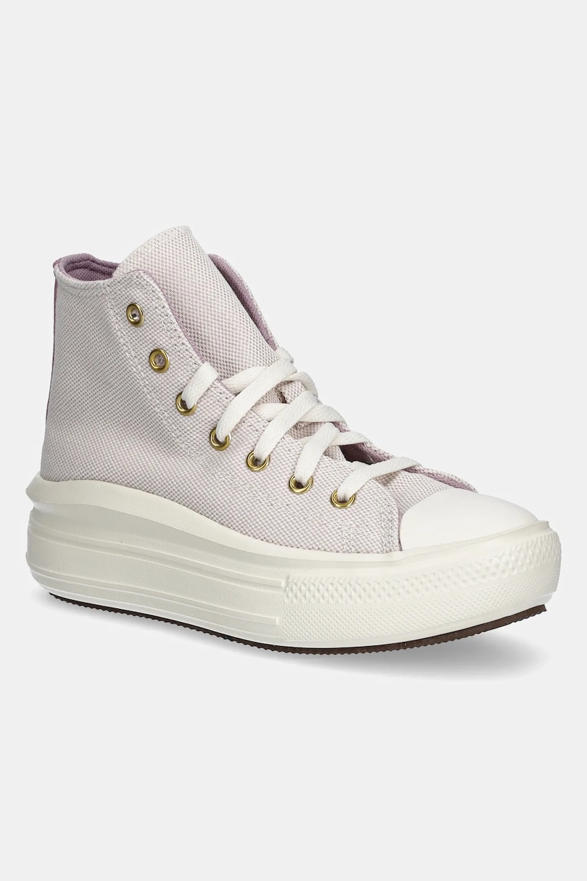 Converse tenisi copii Chuck Taylor All Star Move culoarea roz, A12618C Converse tenisi copii Chuck Taylor All Star Move culoarea roz, A12618C