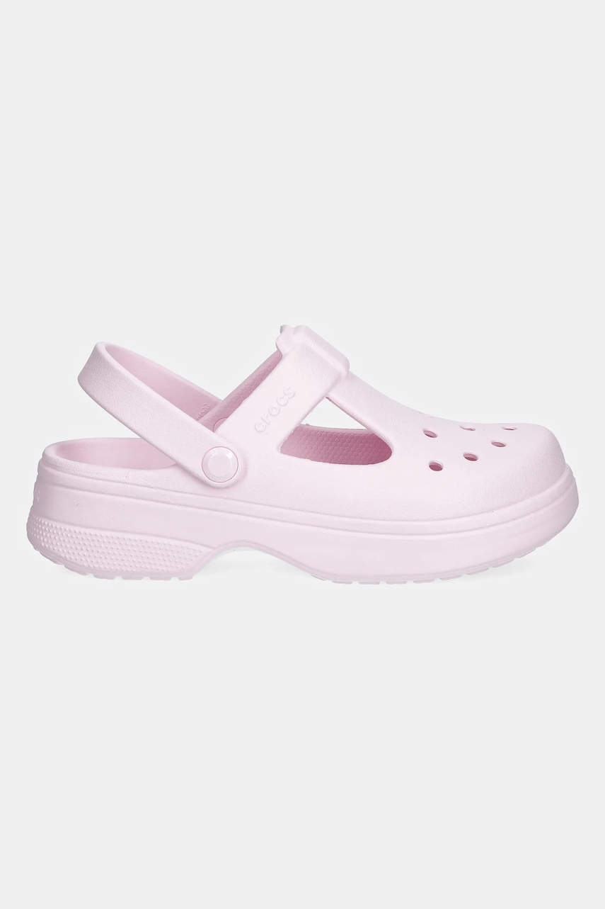 Сандалии Crocs CLASSIC MARY JANE CLOG KIDS цвет розовый 210615 Сандалии Crocs CLASSIC MARY JANE CLOG KIDS цвет розовый 210615