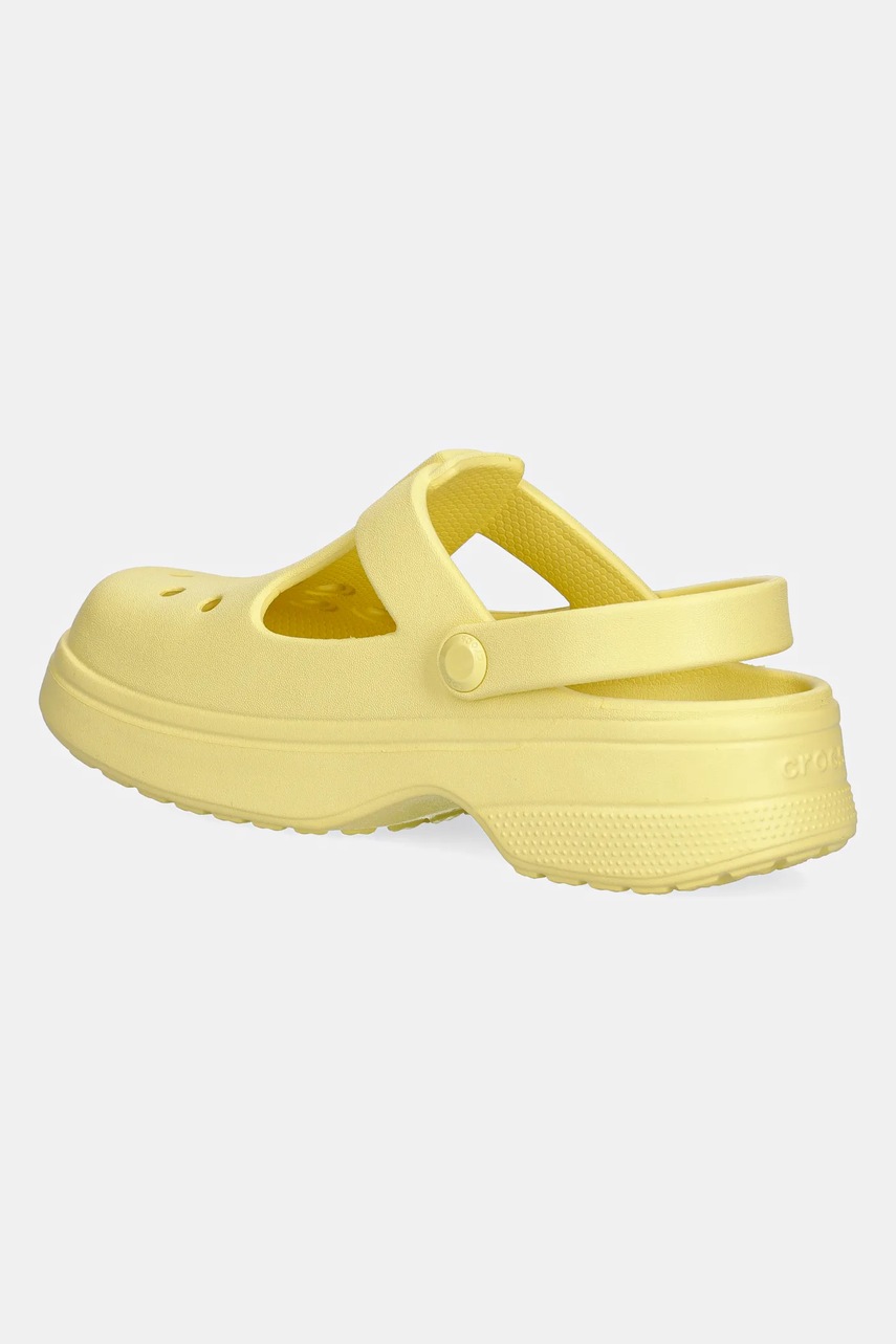 Crocs szandál CLASSIC MARY JANE CLOG KIDS sárga, 210615 termék 2. képe
