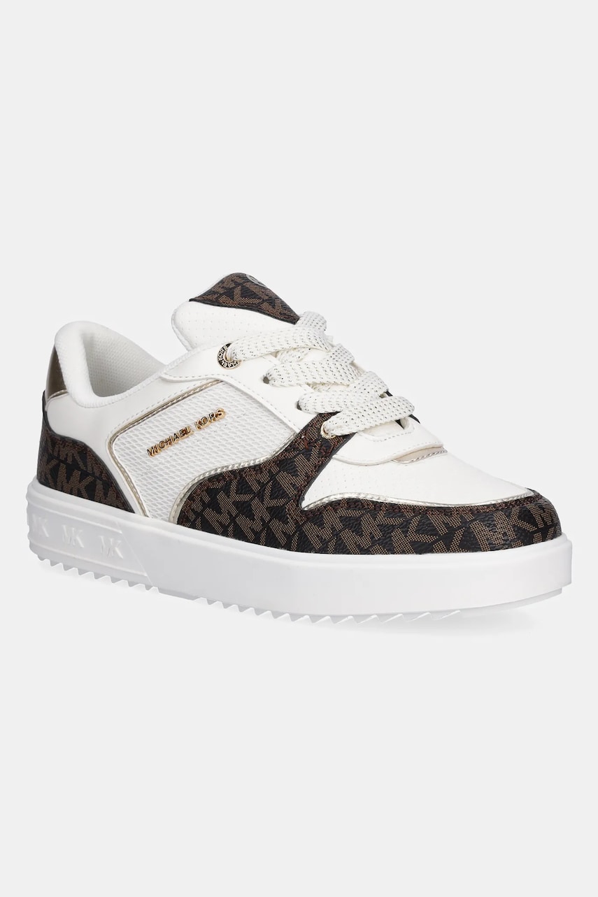 Michael Kors sneakers EMMET RUMI culoarea maro, MK01414100 Michael Kors sneakers EMMET RUMI culoarea maro, MK01414100