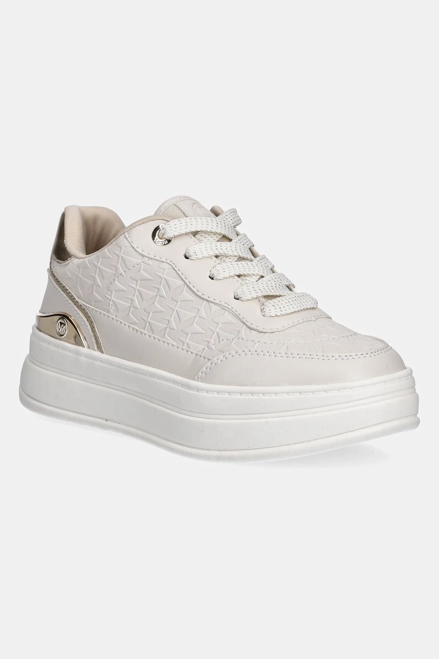 Michael Kors sneakers pentru copii HAYES culoarea bej, MK02384256 Michael Kors sneakers pentru copii HAYES culoarea bej, MK02384256