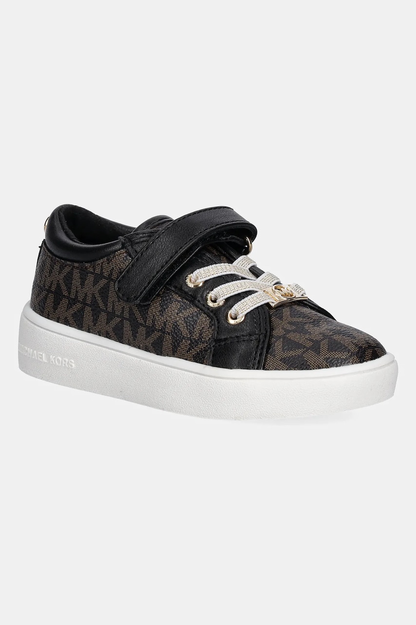 Michael Kors sneakers pentru copii JEM RALLEY PS culoarea maro, MK02484210 Michael Kors sneakers pentru copii JEM RALLEY PS culoarea maro, MK02484210