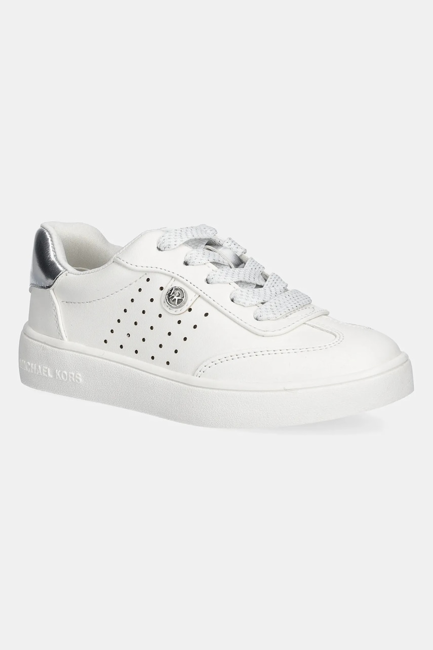 Michael Kors sneakers pentru copii JEM SCOTTY culoarea alb, MK02284102 Michael Kors sneakers pentru copii JEM SCOTTY culoarea alb, MK02284102