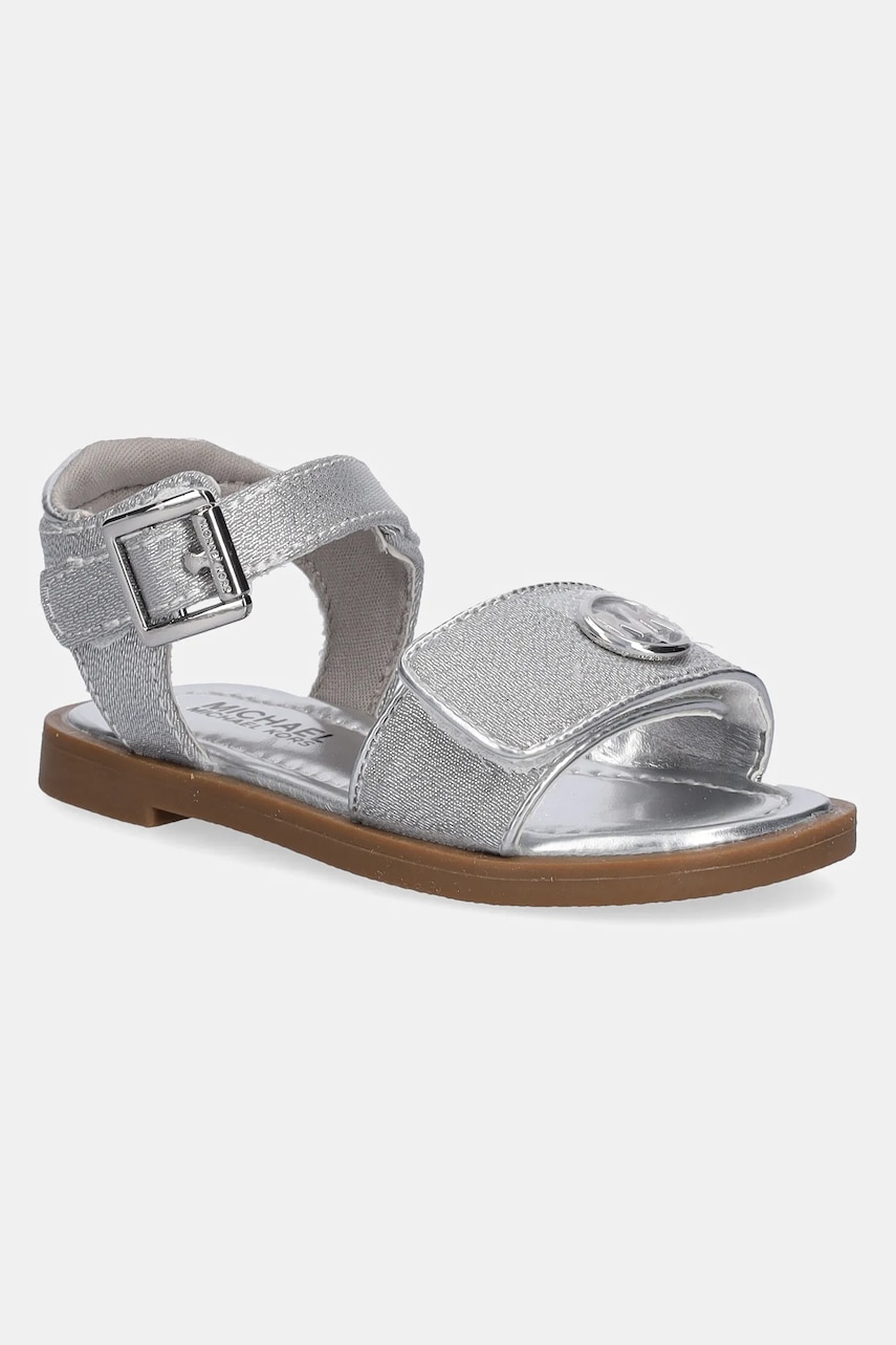 Michael Kors sandale copii KIERAN culoarea argintiu, MK01429040