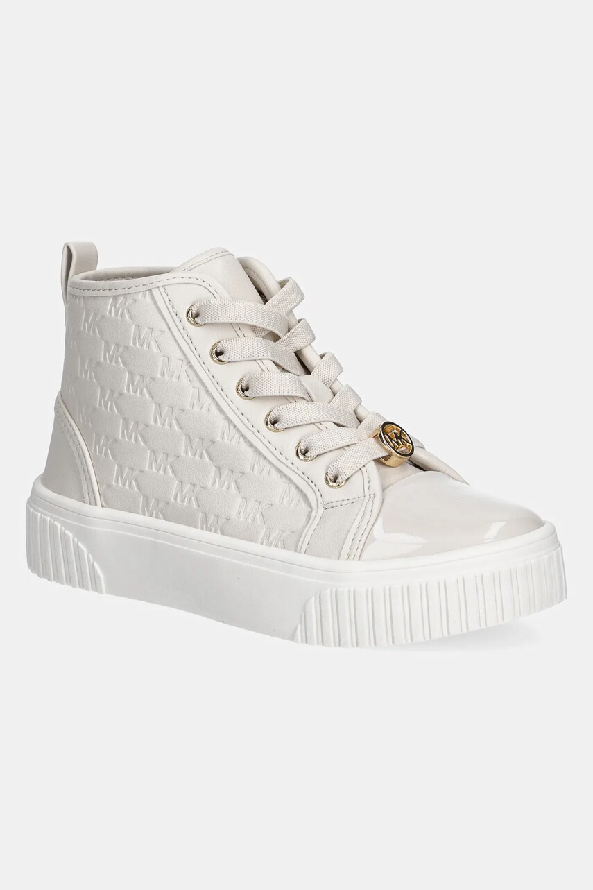 Michael Kors tenisi copii SKATE SPLIT culoarea bej, MK01508250