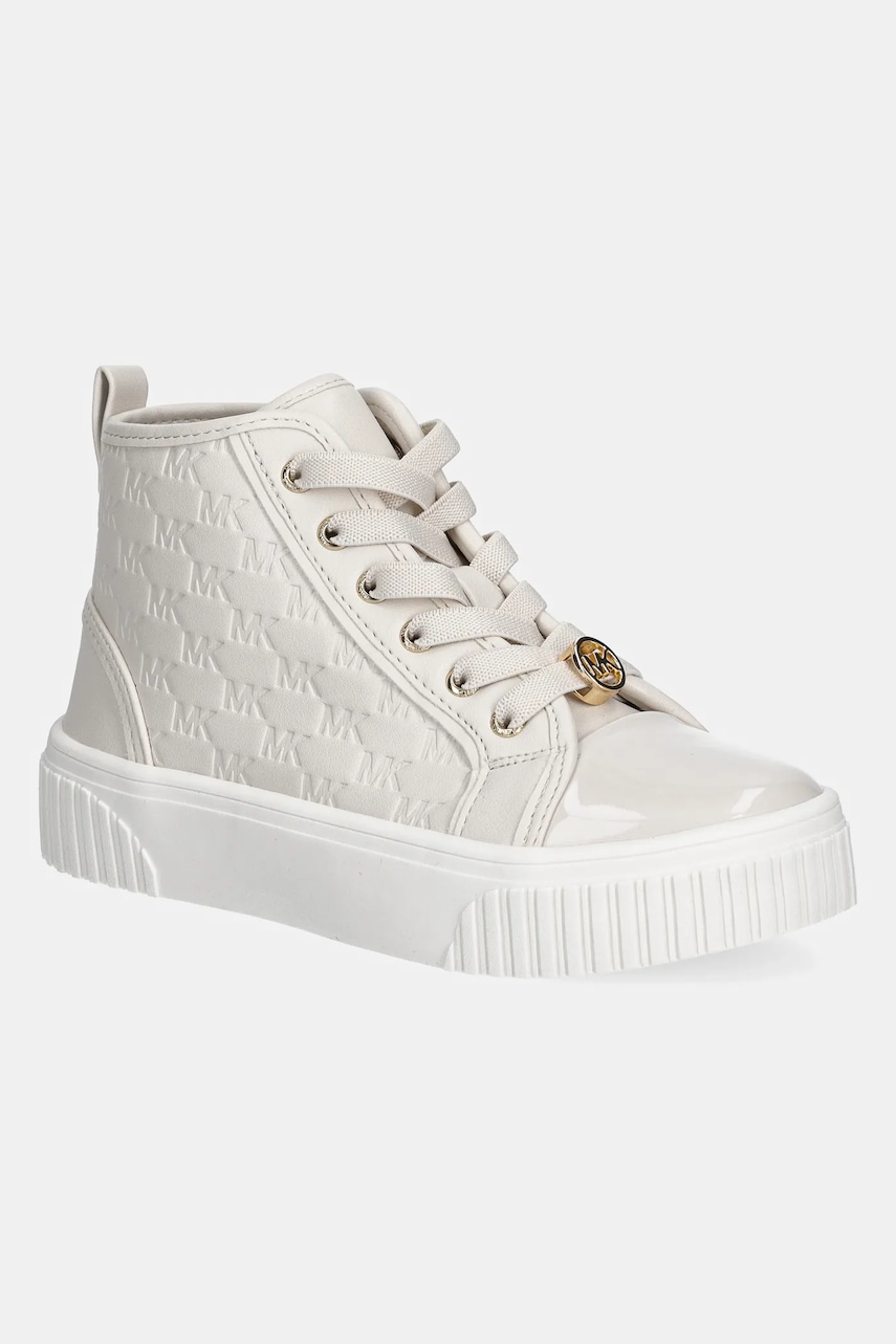 Michael Kors tenisi copii SKATE SPLIT culoarea bej, MK01508250