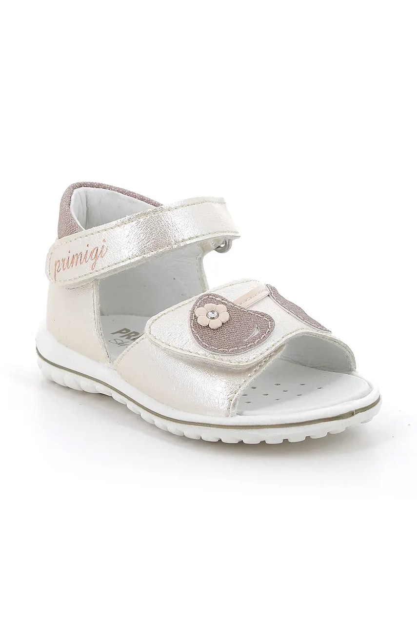Primigi sandale din piele pentru copii culoarea bej, PSW 78645 Primigi sandale din piele pentru copii culoarea bej, PSW 78645