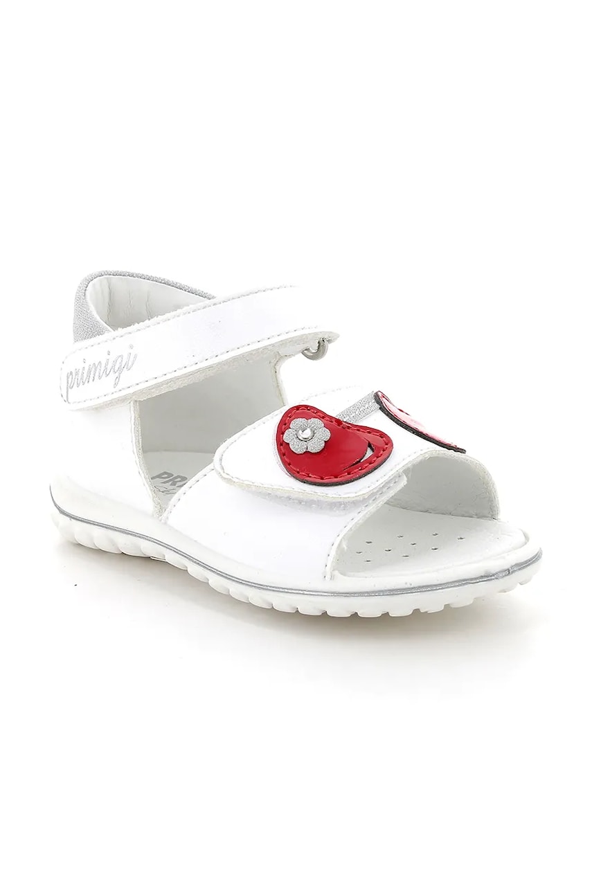 Primigi sandale din piele pentru copii culoarea alb, PSW 78645 Primigi sandale din piele pentru copii culoarea alb, PSW 78645