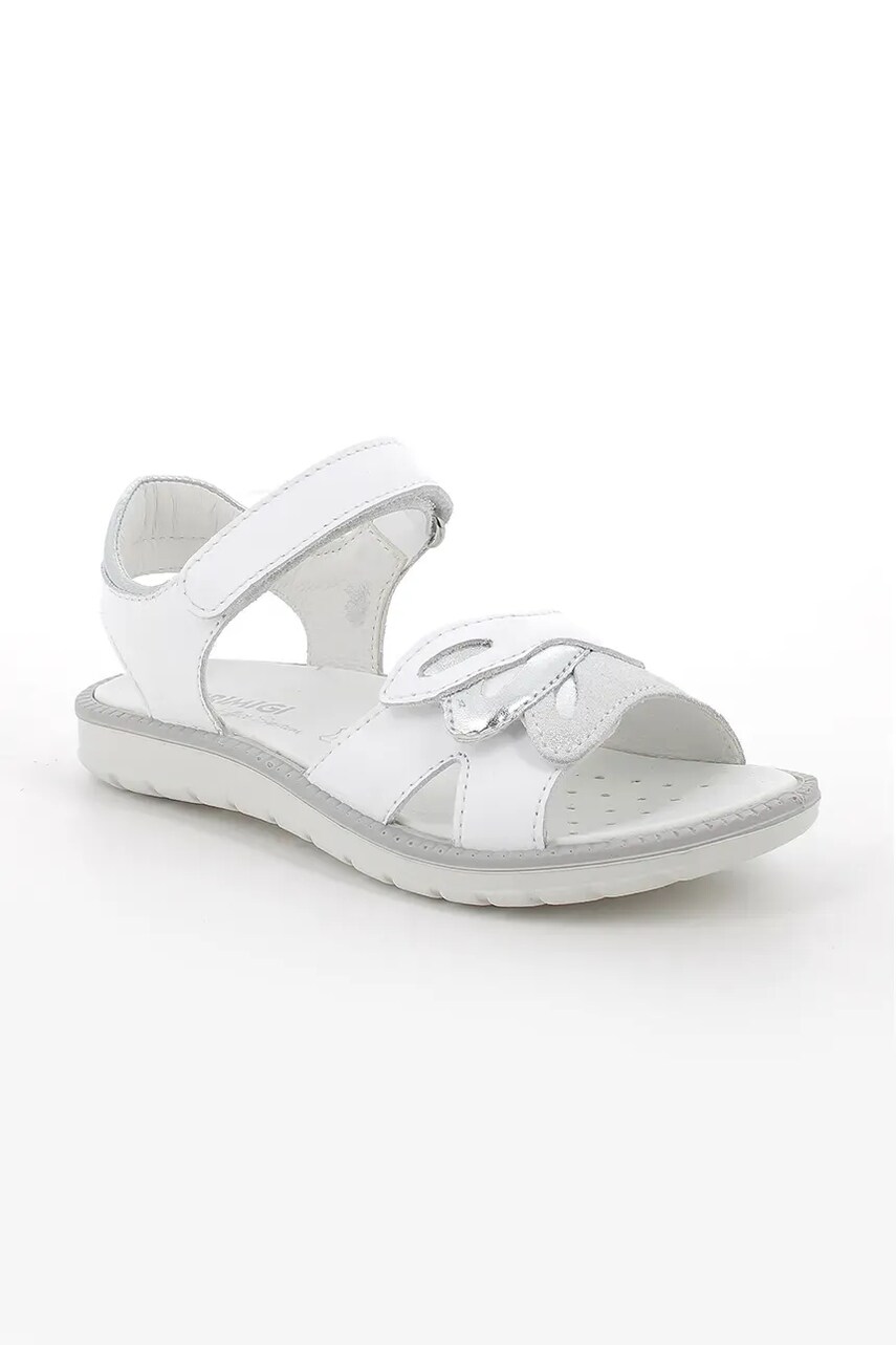Primigi sandale din piele pentru copii culoarea alb, PAL 78881