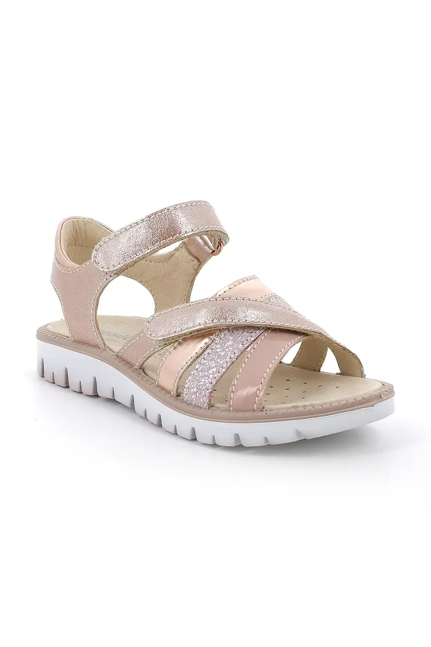 Primigi sandale din piele pentru copii culoarea bej, PAX 78910 Primigi sandale din piele pentru copii culoarea bej, PAX 78910