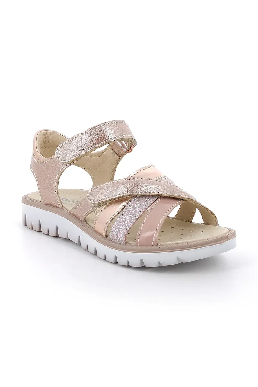 Primigi sandale din piele pentru copii culoarea bej, PAX 78910 Primigi sandale din piele pentru copii culoarea bej, PAX 78910
