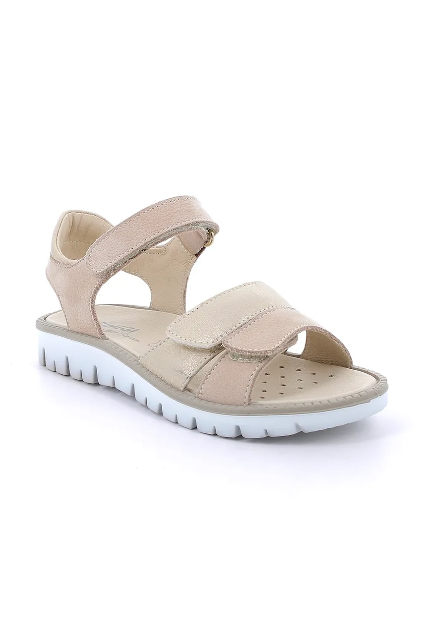 Primigi sandale din piele pentru copii culoarea bej, PAX 78911 Primigi sandale din piele pentru copii culoarea bej, PAX 78911