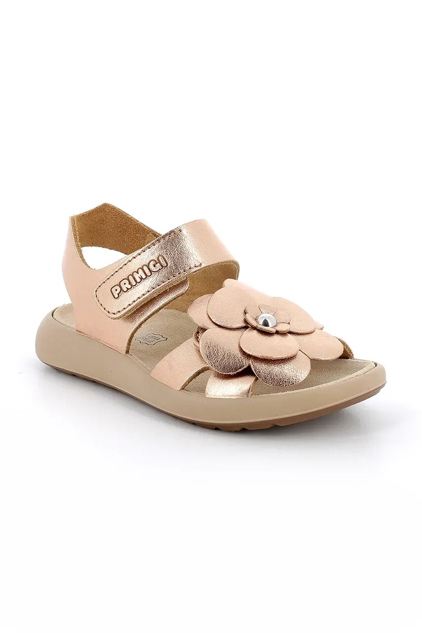 Primigi sandale din piele pentru copii culoarea bej, PPM 78986