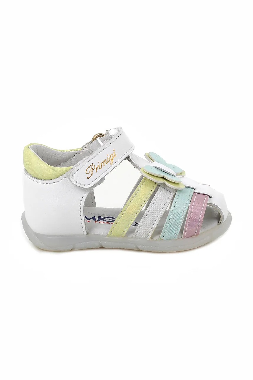 Детские кожаные сандалии Primigi цвет белый PYK 79117