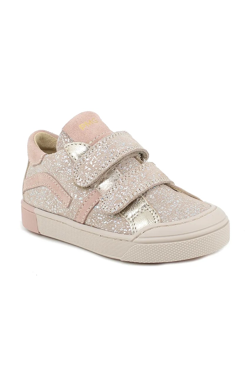 Primigi sneakers de piele întoarsă pentru copii culoarea roz, PPF 79235 Primigi sneakers de piele întoarsă pentru copii culoarea roz, PPF 79235