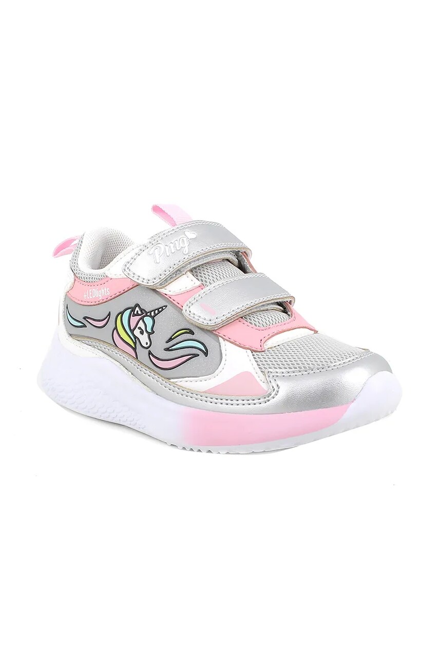 Levně Dětské sneakers boty Primigi stříbrná barva, PNF 79665