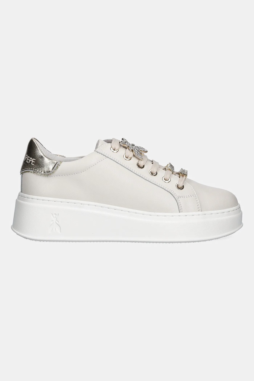 Дитячі шкіряні кросівки Patrizia Pepe колір бежевий PPJ302 у Львові Дитячі шкіряні кросівки Patrizia Pepe колір бежевий PPJ302 у Львові