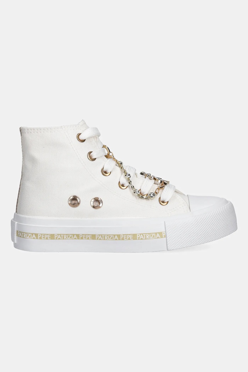 Детские кеды Patrizia Pepe цвет белый PPJ310