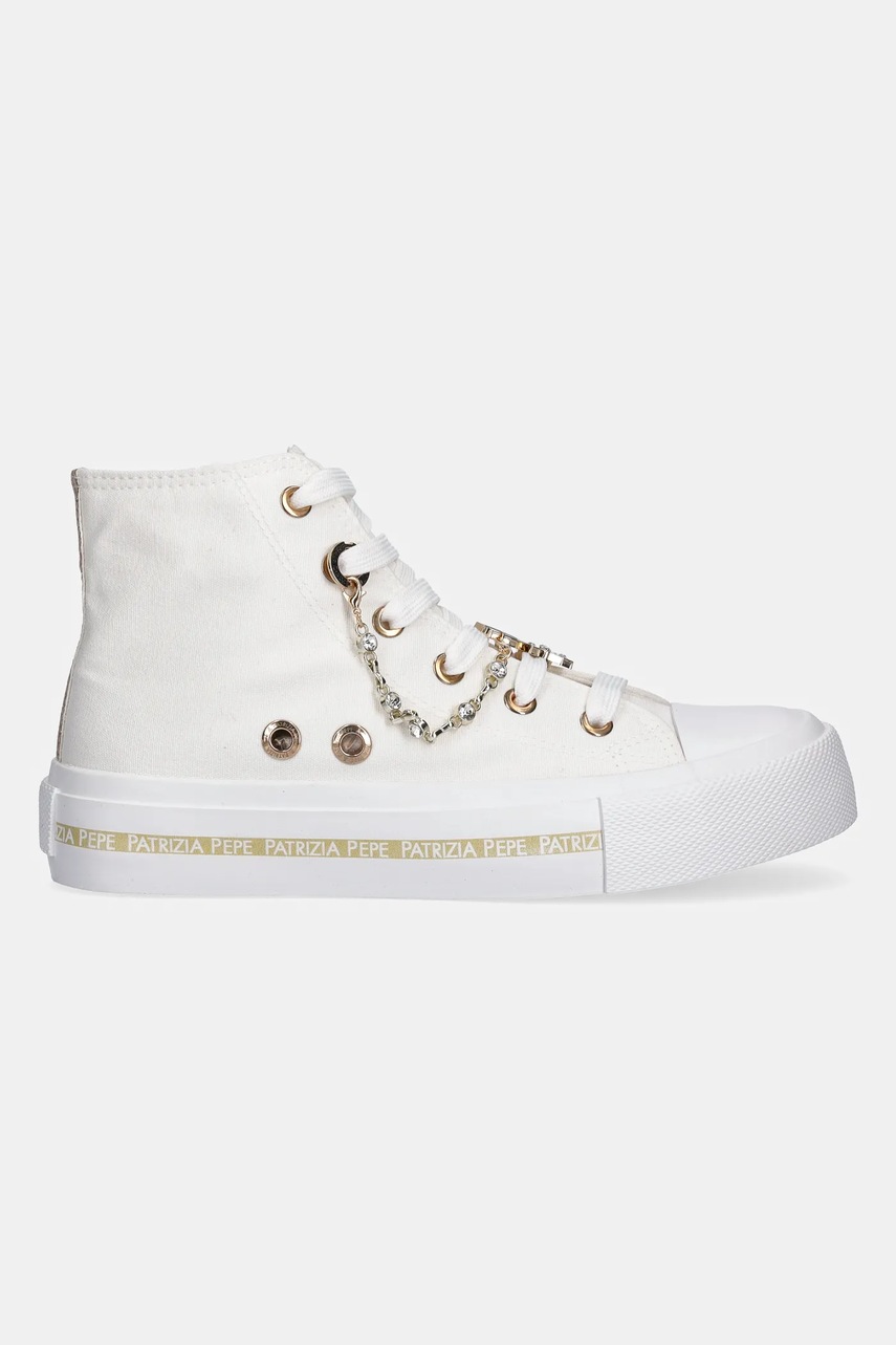 Дитячі кеди Patrizia Pepe колір білий PPJ310