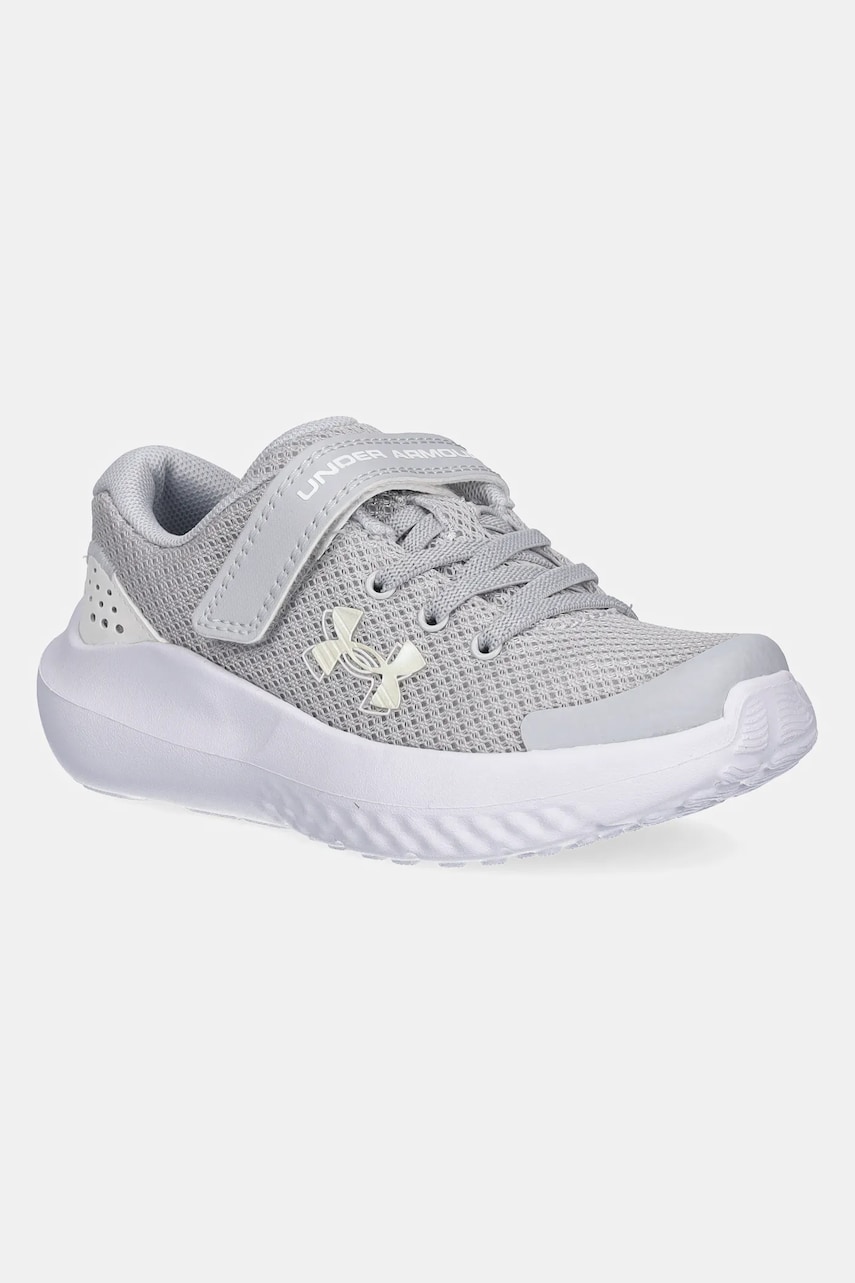 Under Armour sneakers pentru copii GPS Surge 4 AC culoarea gri, 3027109 Under Armour sneakers pentru copii GPS Surge 4 AC culoarea gri, 3027109
