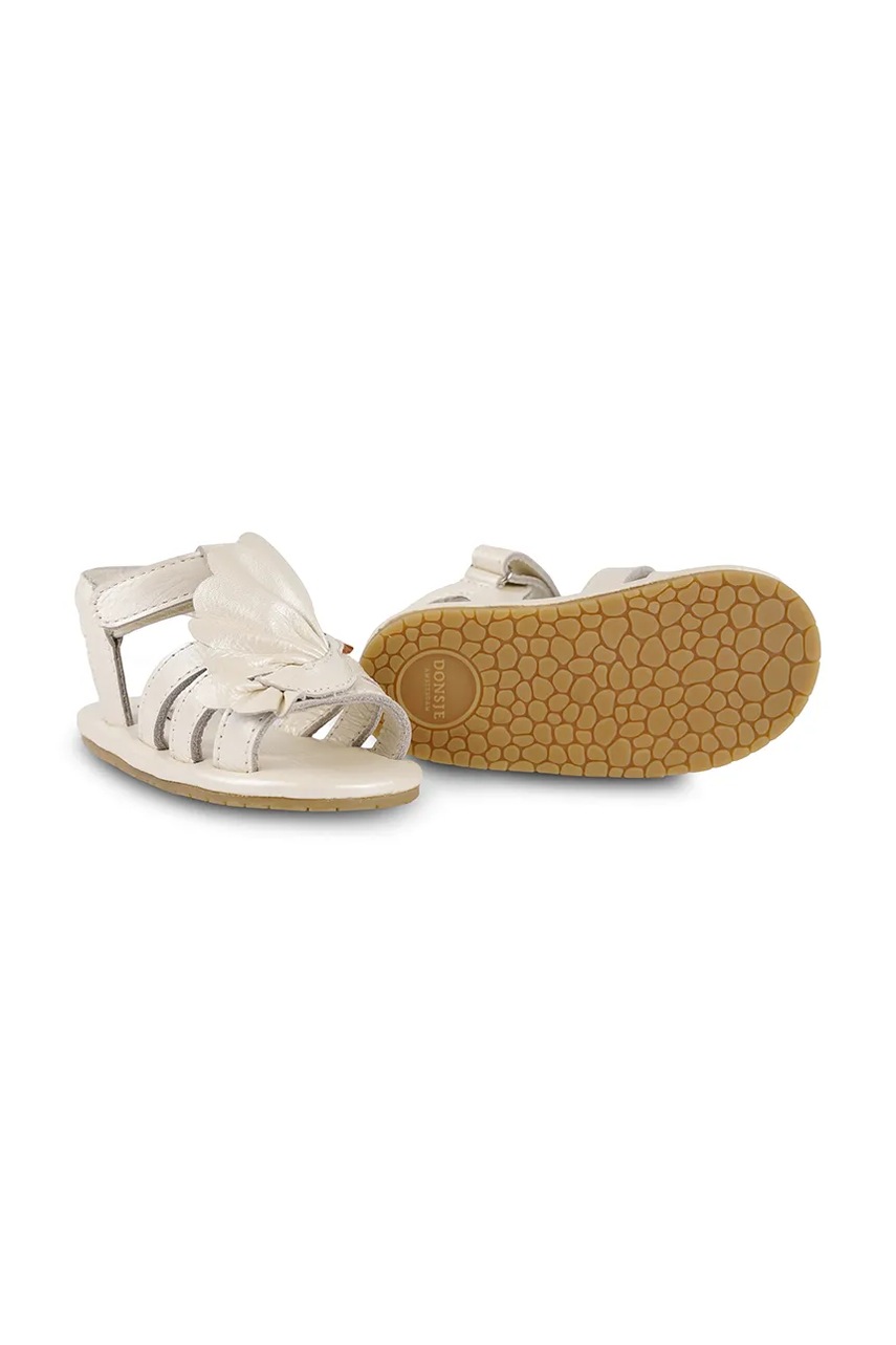 Дитячі шкіряні сандалі Donsje Filoe Sandals Dove колір білий 1040901