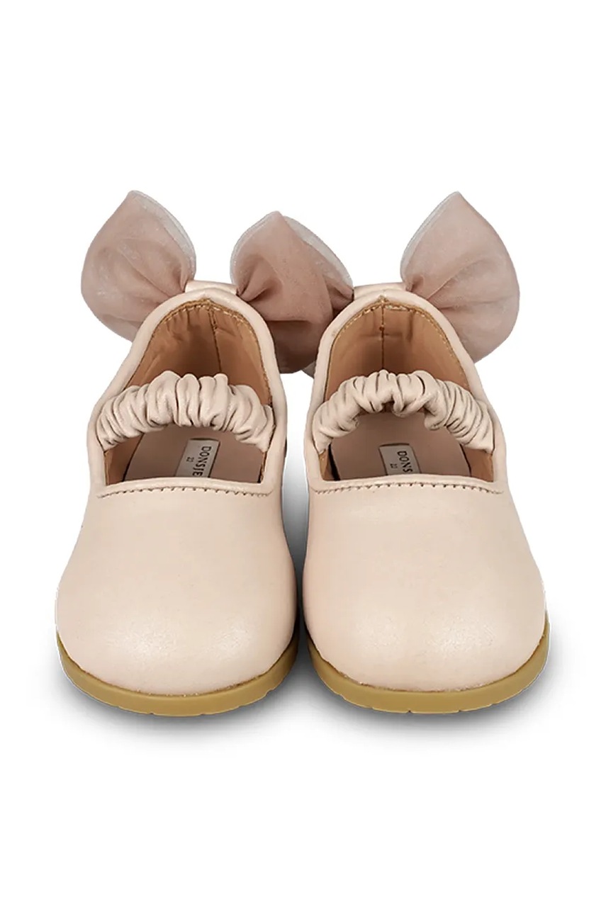 Детские кожаные балетки Donsje Taatie Ballerinas цвет бежевый 1503100