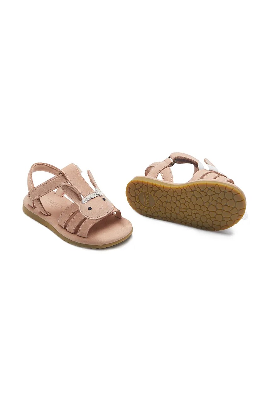 Donsje sandale din piele pentru copii Billey Sandals Bride culoarea roz, 2028601