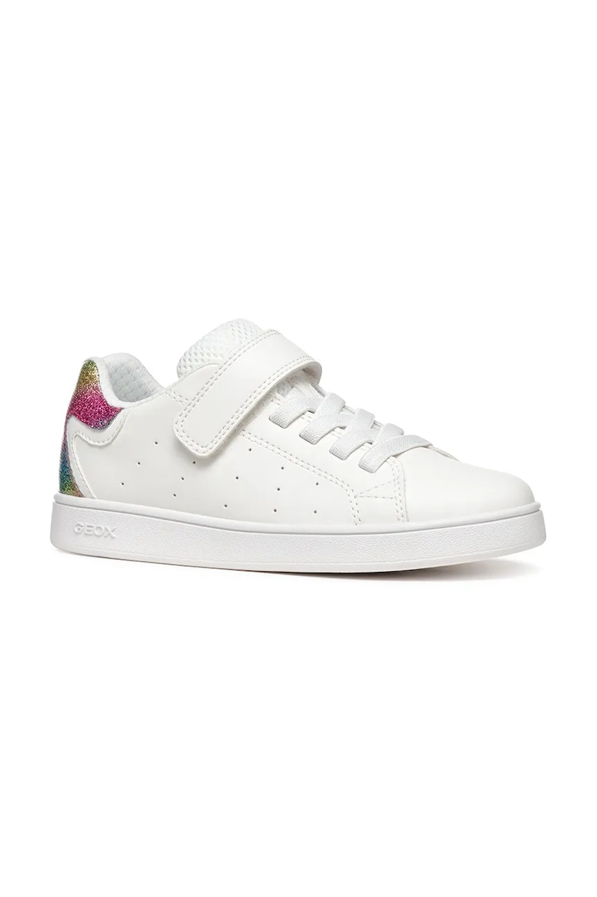 Geox sneakers pentru copii ECLYPER culoarea alb, J36LRA.0BCQD