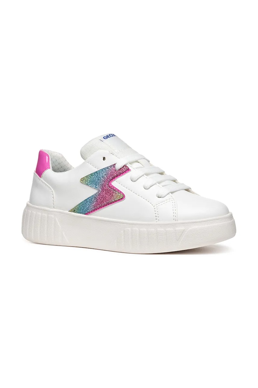 Geox Adidasi pentru copii MIKIROSHI culoarea alb, J45DVA.0BCQD
