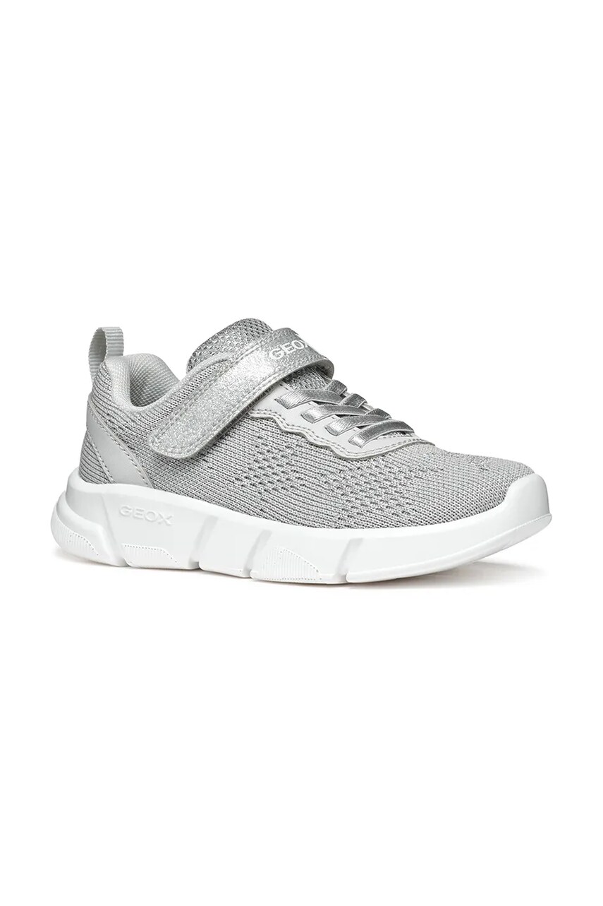 Geox sneakers pentru copii ARIL culoarea argintiu, J55DLB.07QBC