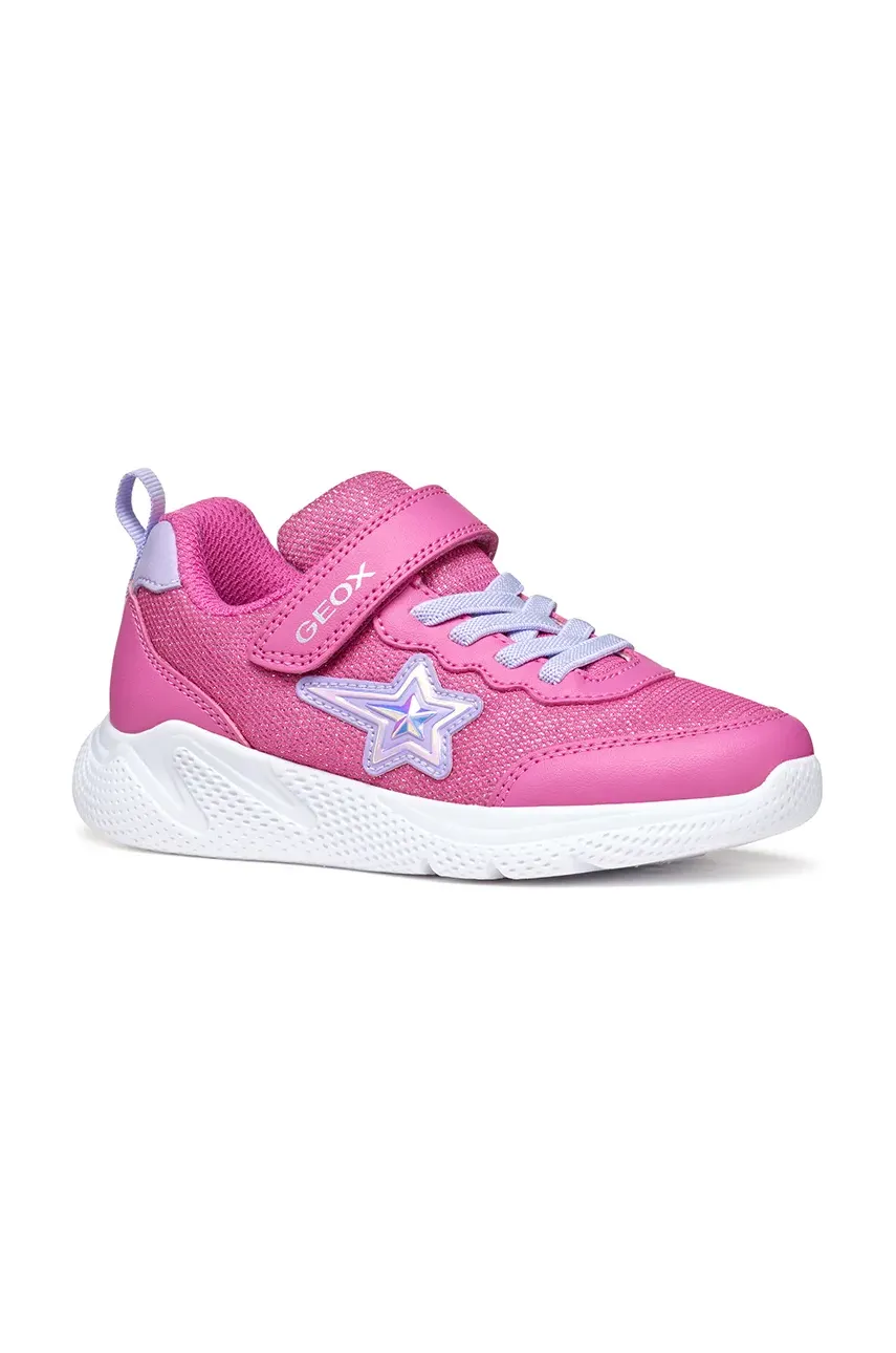 Geox sneakers pentru copii SPRINTYE culoarea roz, J55FWA.0AS54