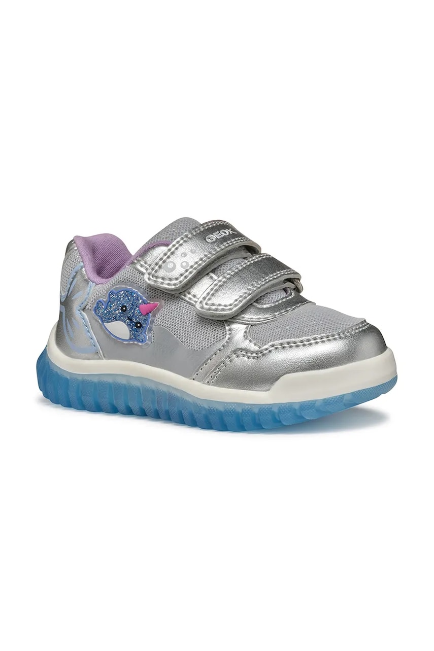 Geox sneakers pentru copii LIGHTYLOO culoarea argintiu, B5561A.0AJAS