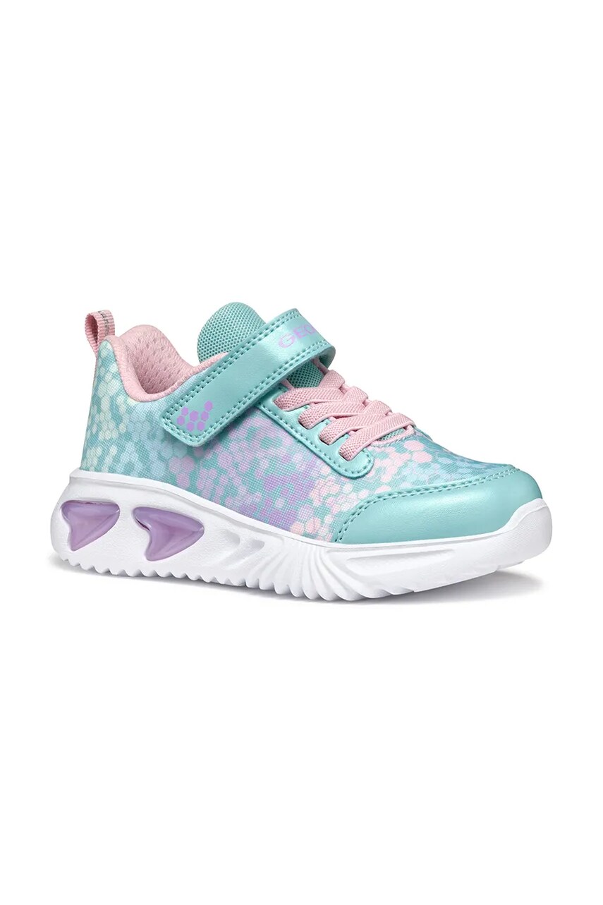 Geox sneakers pentru copii ASSISTER culoarea turcoaz, J45E9B.02ABC