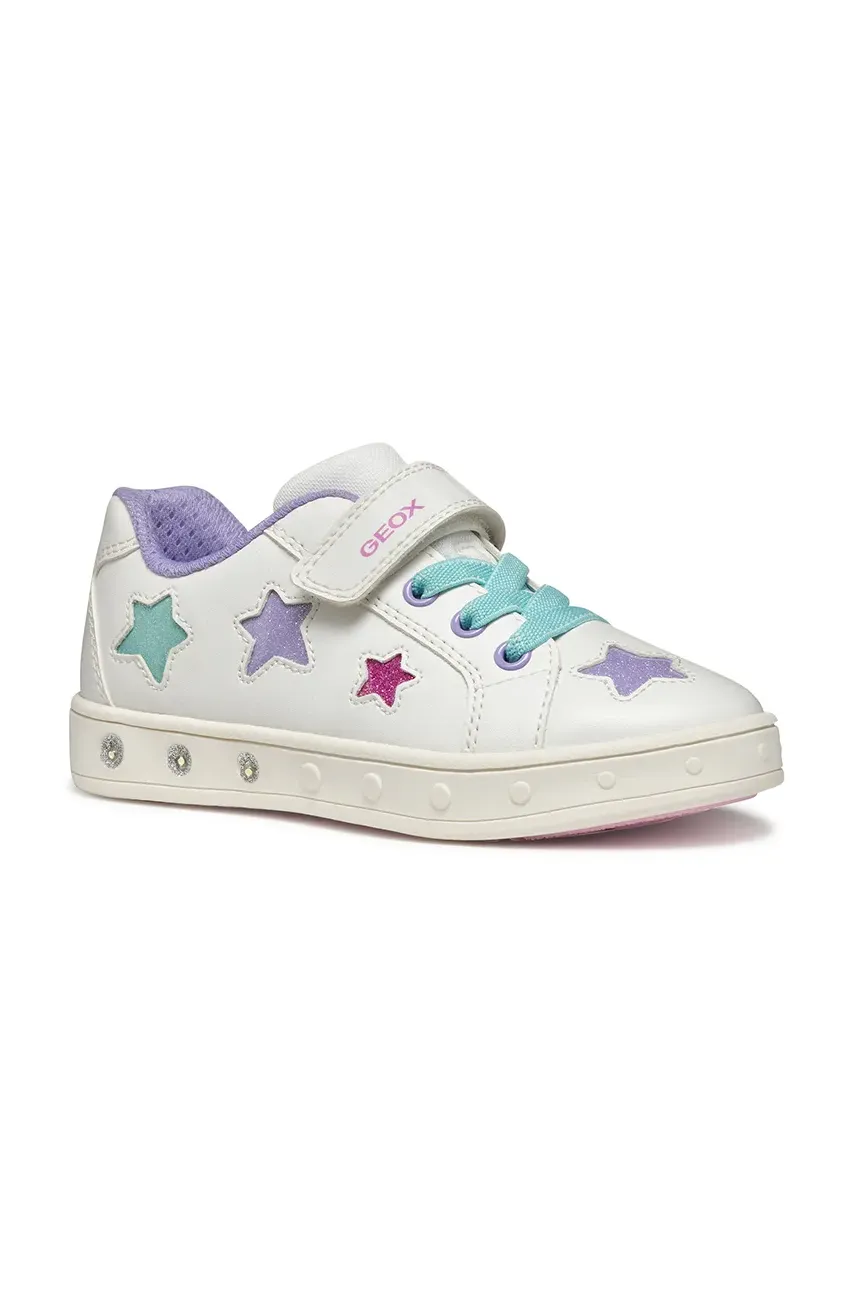 Geox sneakers pentru copii SKYLIN culoarea alb, J558WB.0BCKC