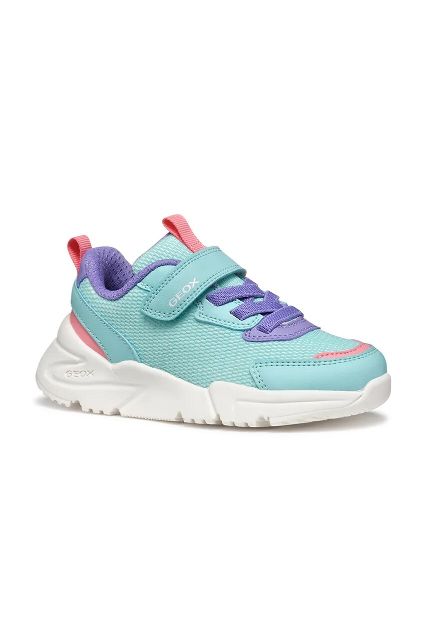 Levně Dětské sneakers boty Geox LOFTUS tyrkysová barva, J55M2A.011BC