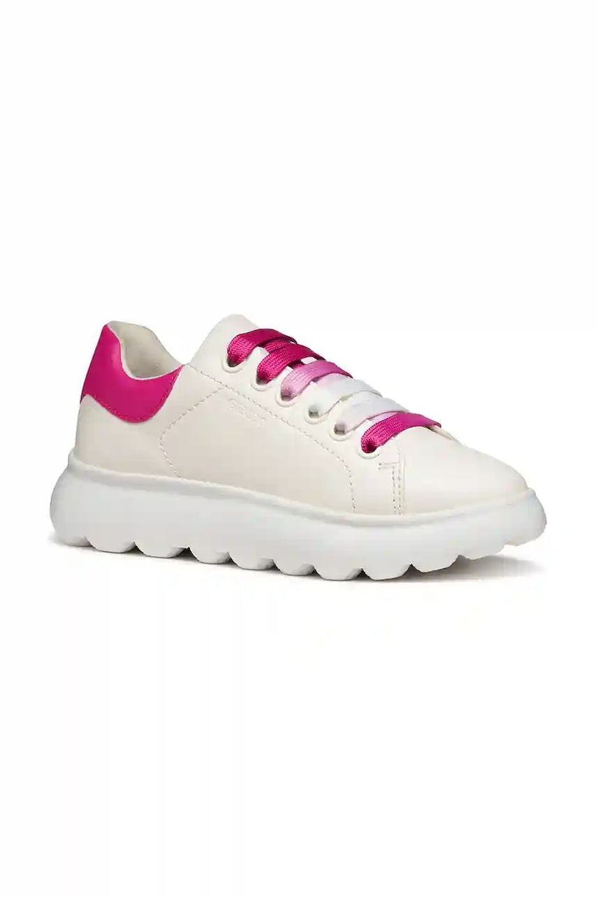 Geox sneakers pentru copii PUFFYPOP culoarea alb, J55MRA.000BC