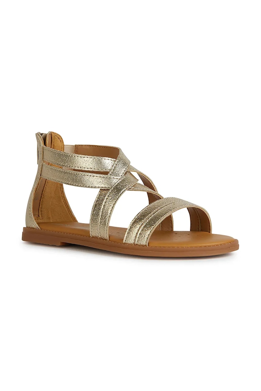 Geox sandale copii KARLY culoarea auriu, J4535F.000BN Geox sandale copii KARLY culoarea auriu, J4535F.000BN