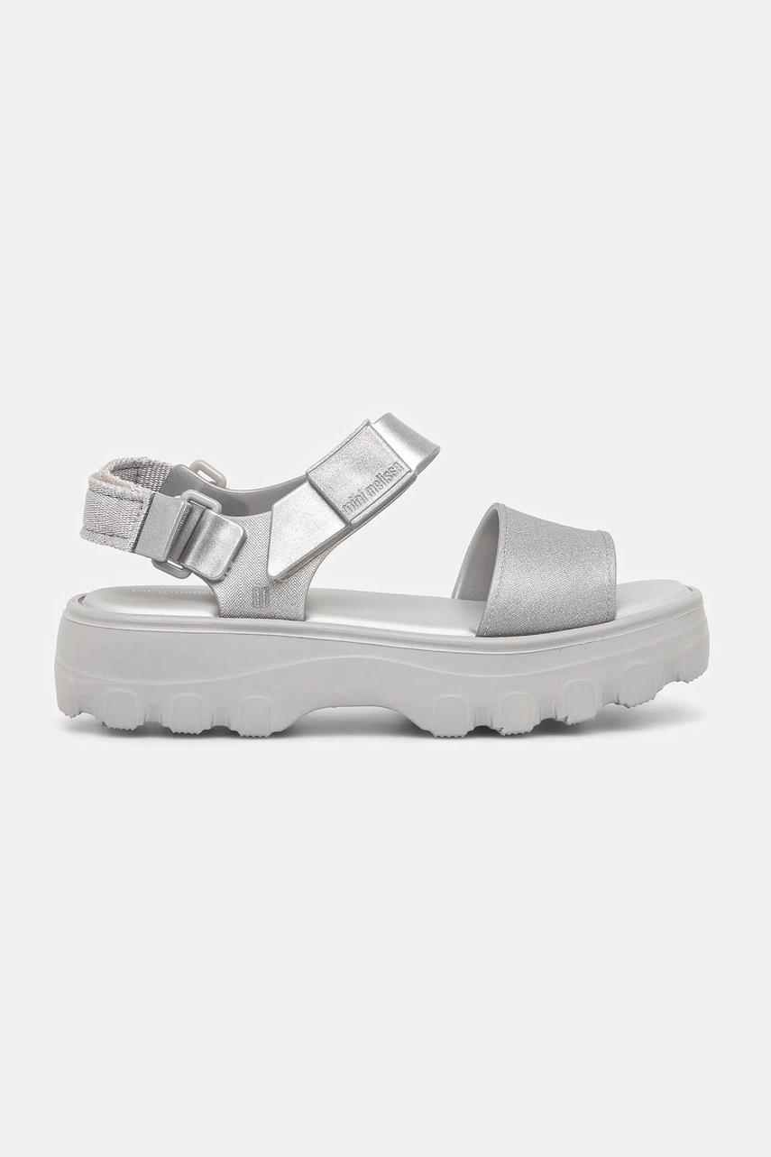 Сандалии Melissa KICK OFF SANDAL цвет серебрянный M.35692 Сандалии Melissa KICK OFF SANDAL цвет серебрянный M.35692